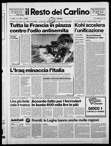 Il Resto del Carlino : giornale dell'Emilia